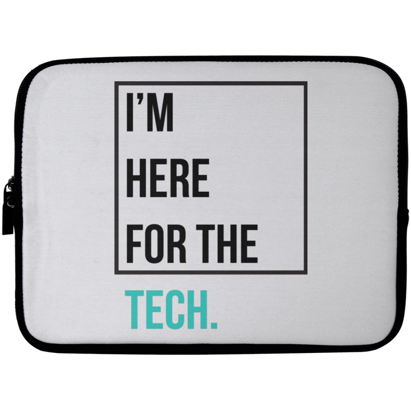 I'm here for the tech (Zilliqa) - Laptop Sleeve - 10 inch