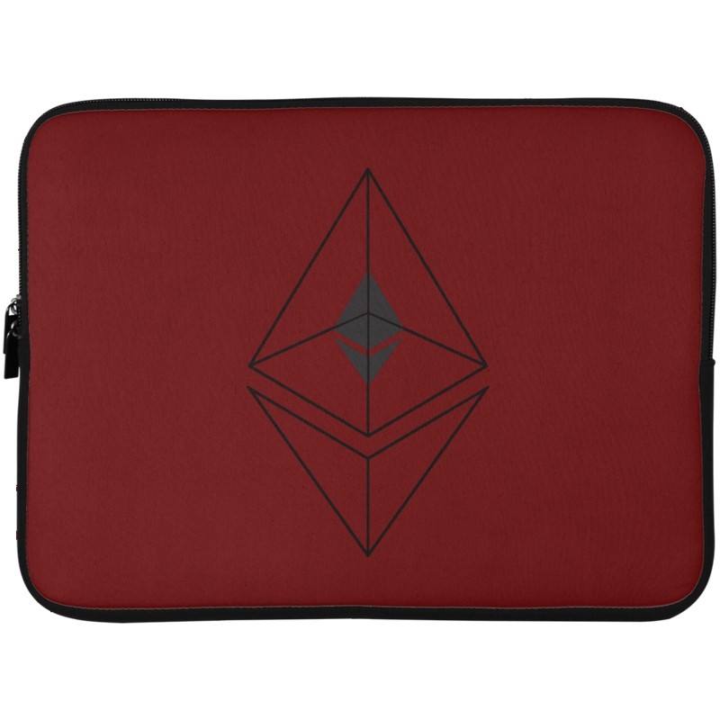 Ethereum line design - Laptop Sleeve - 15 Inch