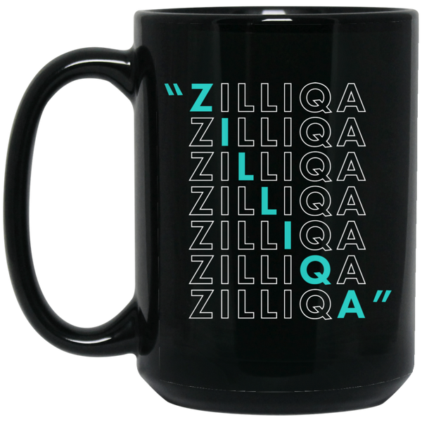 Zilliqa - 15 oz. Black Mug