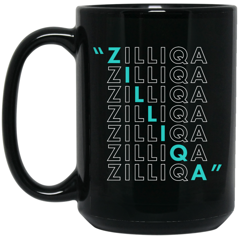 Zilliqa - 15 oz. Black Mug