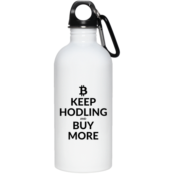 Keep hodling - 20 oz. Stainless Steel Water Bottle