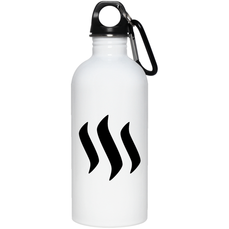 Steem black - 20 oz. Stainless Steel Water Bottle