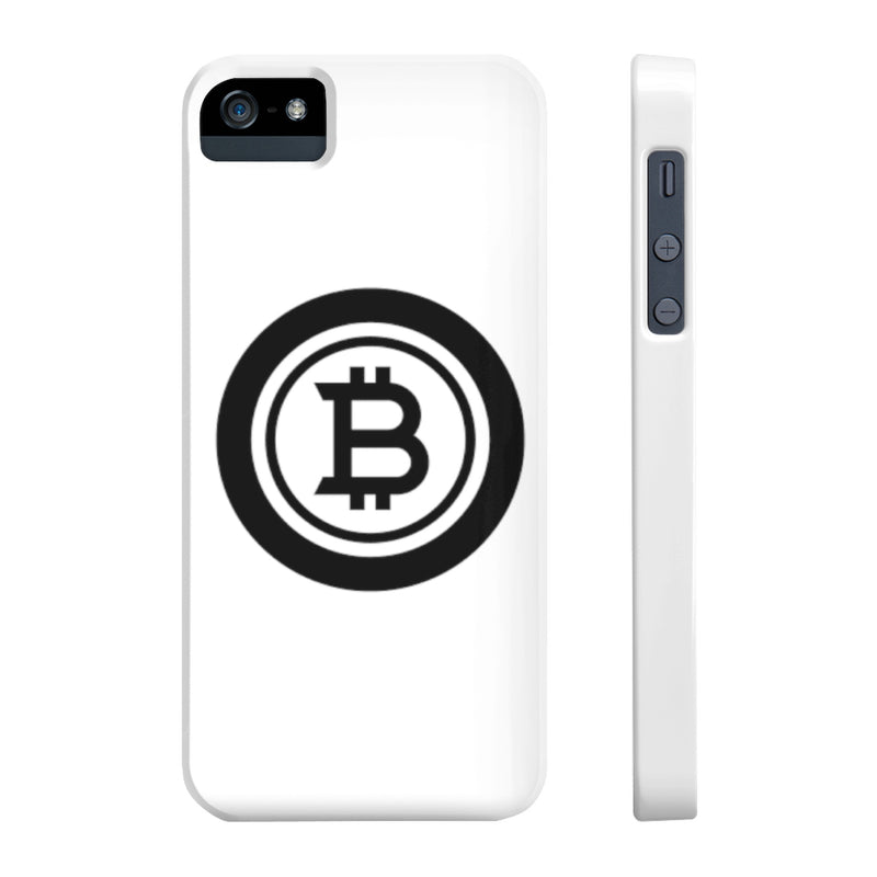Bitcoin black - Case Mate Slim Phone Cases