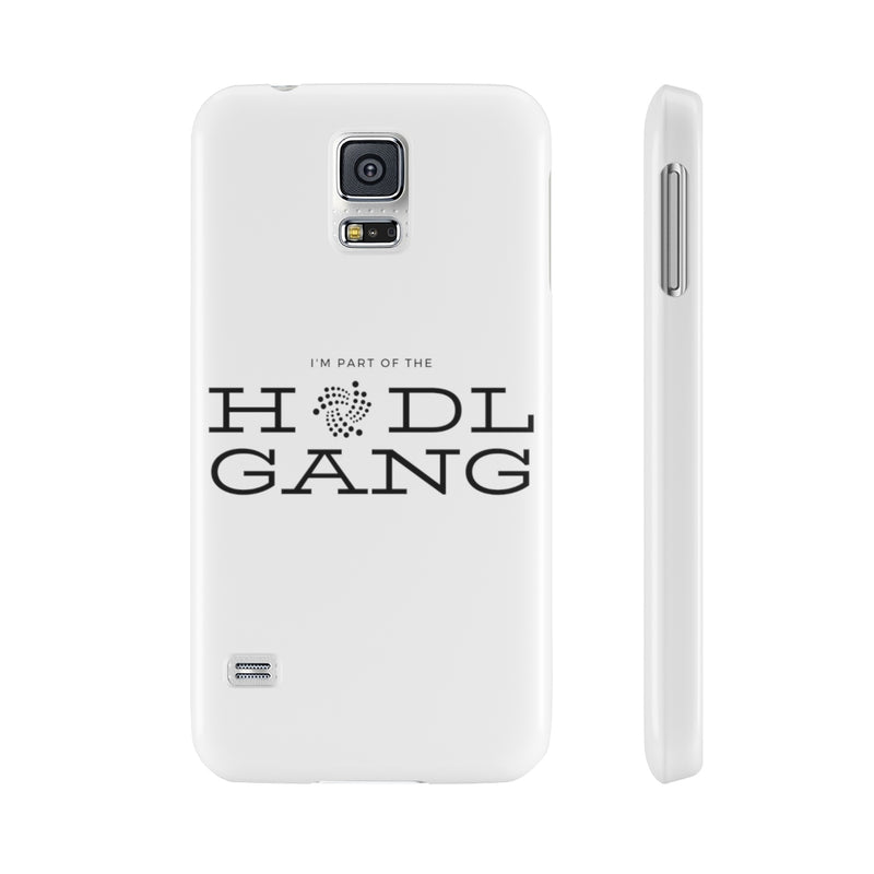 Hodl gang (Iota) - Case Mate Slim Phone Cases