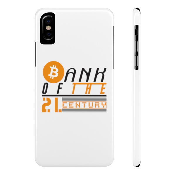 Bank of the 21. century - Case Mate Slim Phone Cases