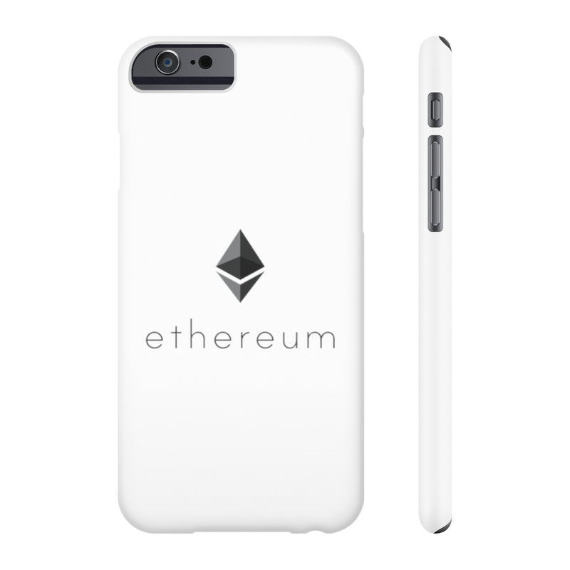 Ethereum logo - Case Mate Slim Phone Cases