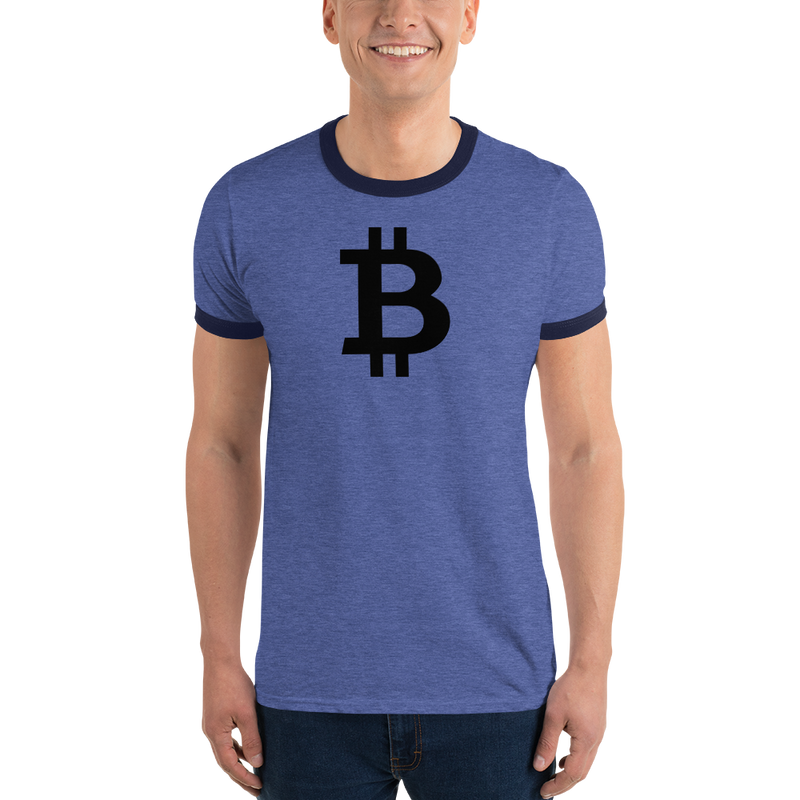 Bitcoin - Men's Ringer T-Shirt