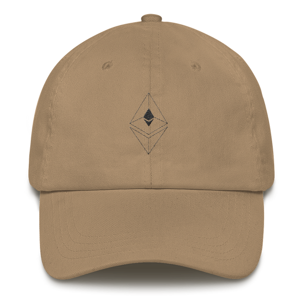Ethereum line design - Baseball Cap