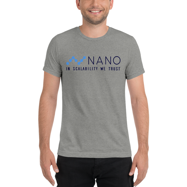 Nano, in scalability we trust – Men’s Tri-Blend T-Shirt