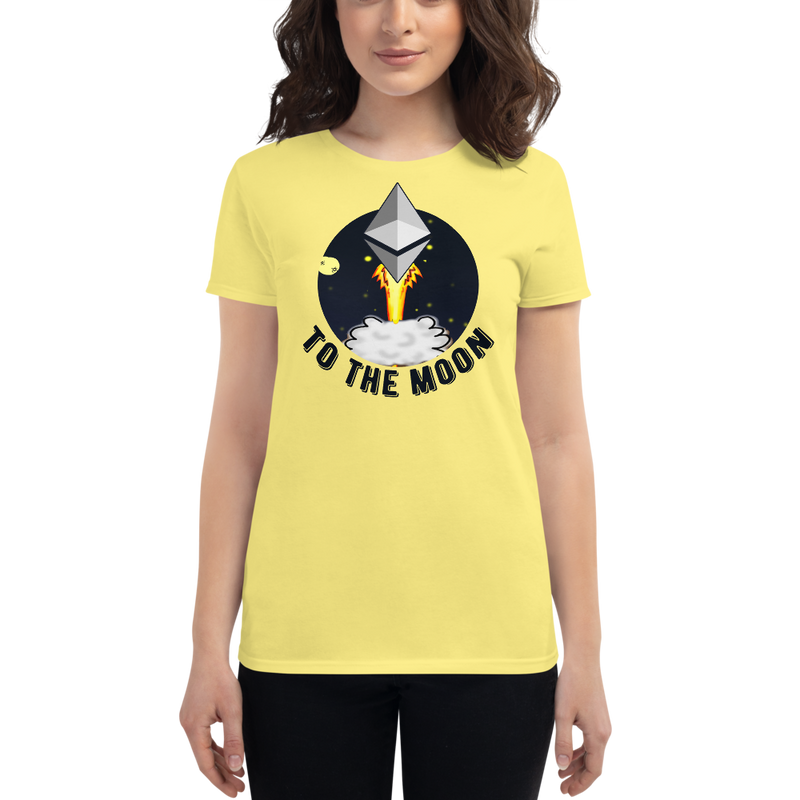 Ethereum to the moon - Women's Short Sleeve T-Shirt