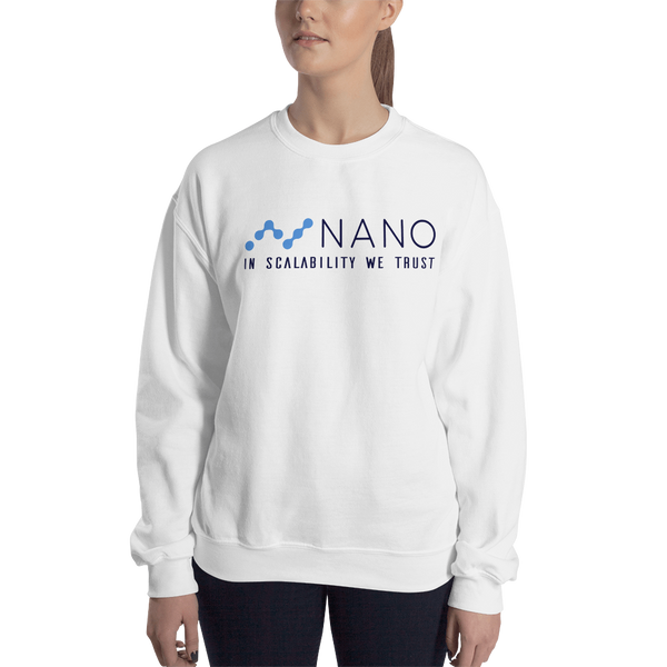Nano, in scalability we trust – Women’s Crewneck Sweatshirt
