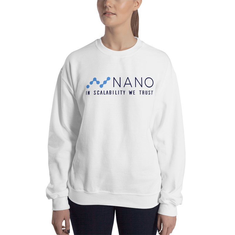 Nano, in scalability we trust – Women’s Crewneck Sweatshirt
