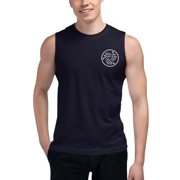 Iota logo – Men’s Embroidered Muscle Shirt