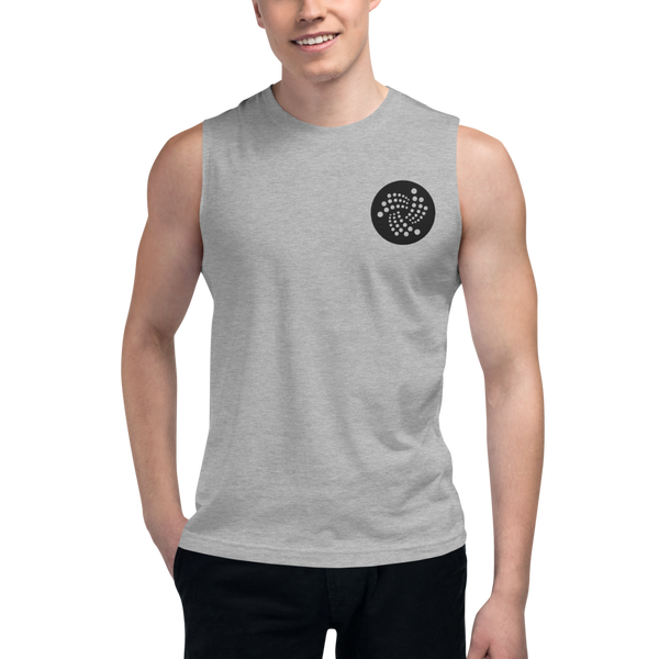 Iota logo – Men’s Embroidered Muscle Shirt