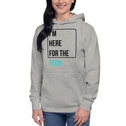 I'm here for the tech (Zilliqa) – Women’s Pullover Hoodie