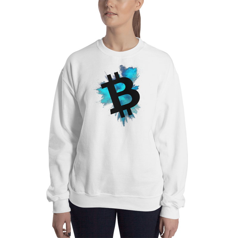 Bitcoin color cloud – Women’s Crewneck Sweatshirt