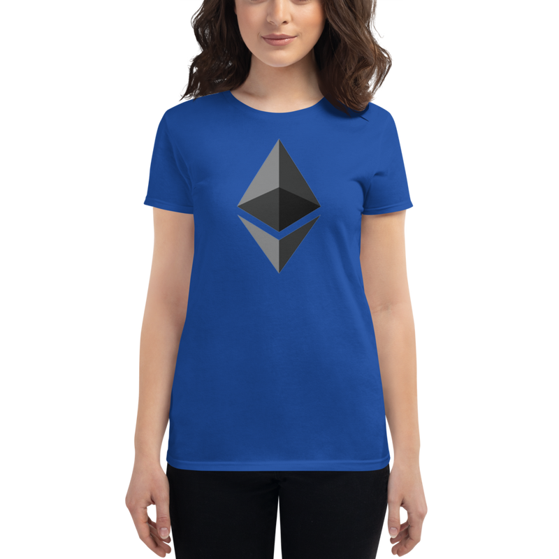 Ethereum logo - Women's Short Sleeve T-Shirt