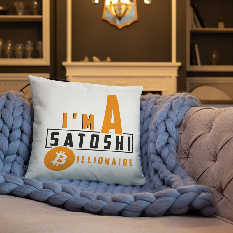 I'm a satoshi billionaire - Pillow
