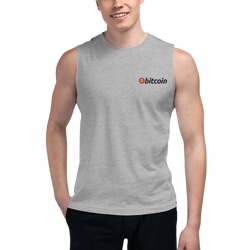 Bitcoin – Men’s Embroidered Muscle Shirt