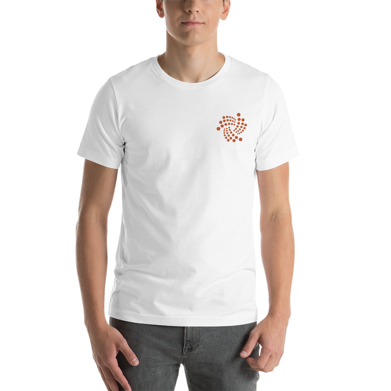 Iota floating design - Men's Embroidered PremiumT-Shirt
