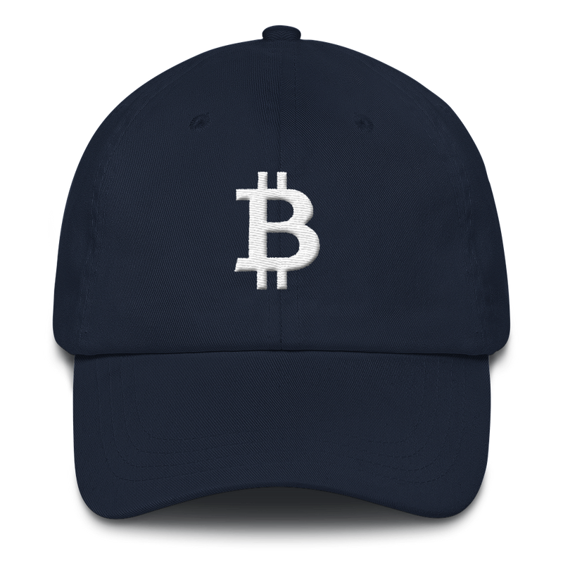Bitcoin white - Baseball Cap
