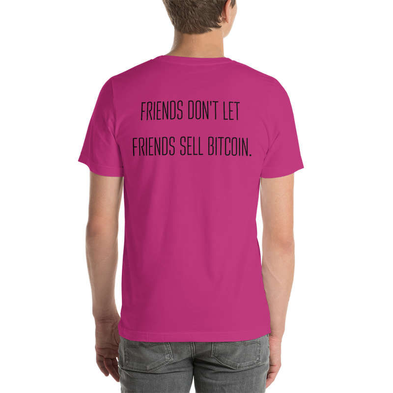 Friends don't let friends sell bitcoin - Men's premium T-Shirt