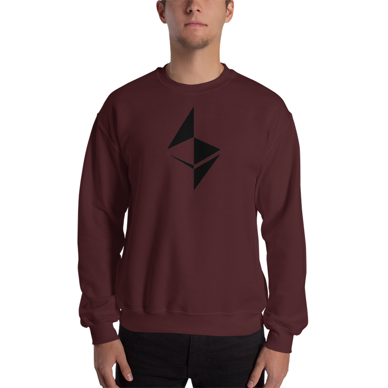 Ethereum surface design - Men’s Crewneck Sweatshirt