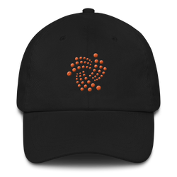 Iota floating design (Orange) - Baseball Cap