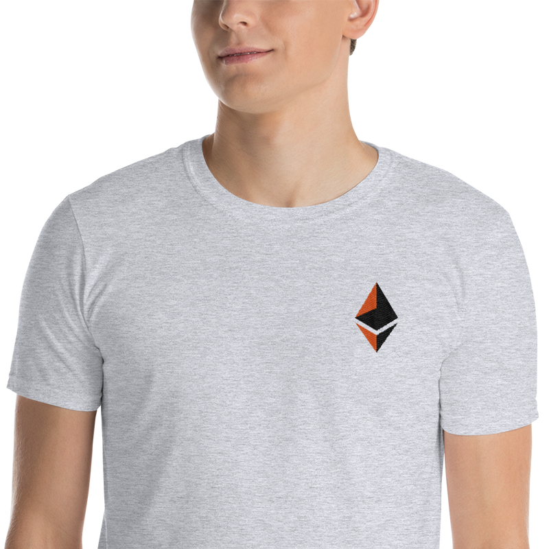 Ethereum logo - Men's Embroidered T-Shirt