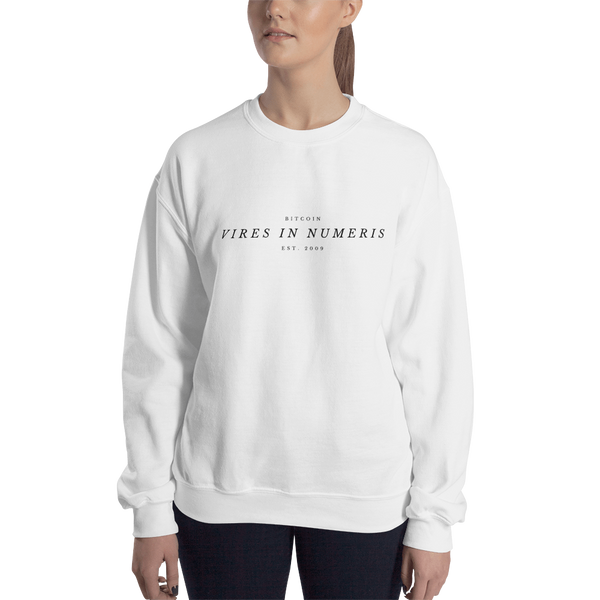 dgfbd Vires in numeris (Bitcoin) – Women’s Crewneck Sweatshirt