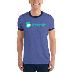 Steemit – Men’s Ringer T-Shirt