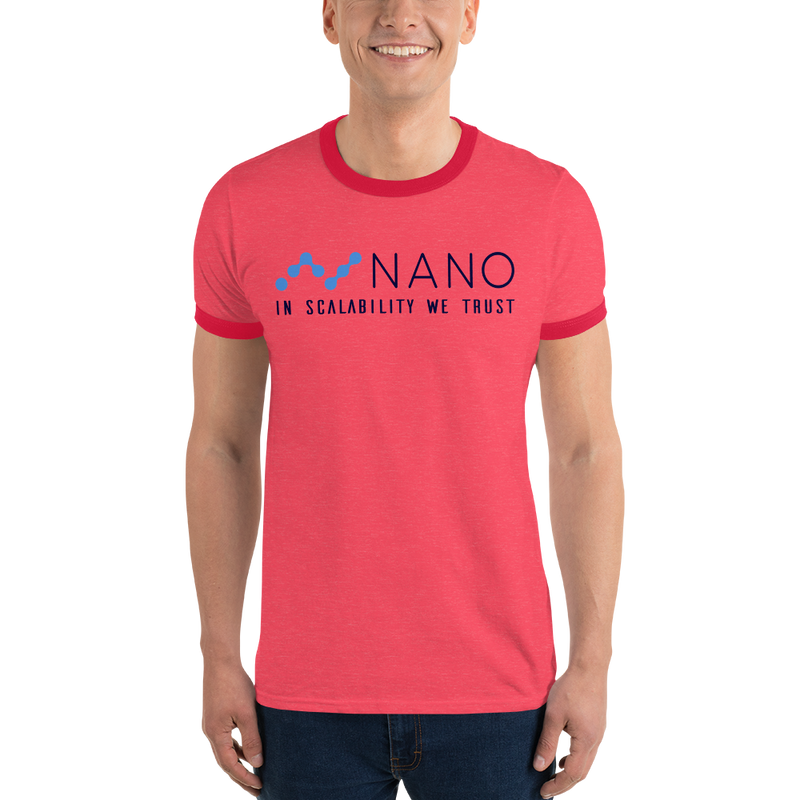 Nano, in scalability we trust – Men’s Ringer T-Shirt