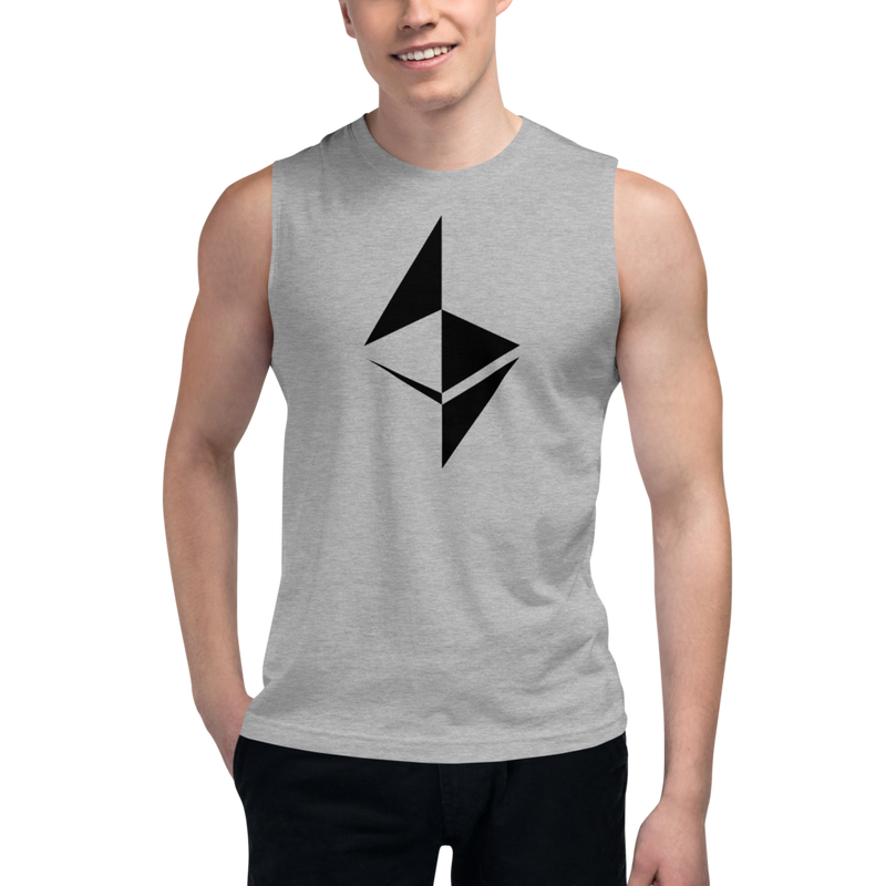 Ethereum surface design – Men’s Muscle Shirt