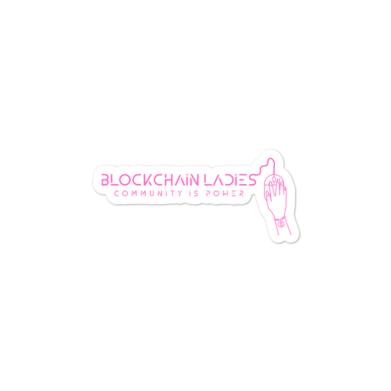 Blockchain Ladies stickers