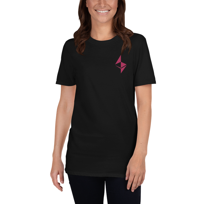 Ethereum surface design - Women's Embroidered T-Shirt