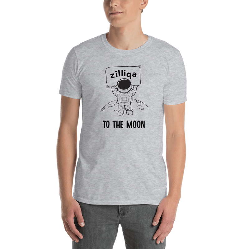 Zilliqa to the moon - Men's T-Shirt