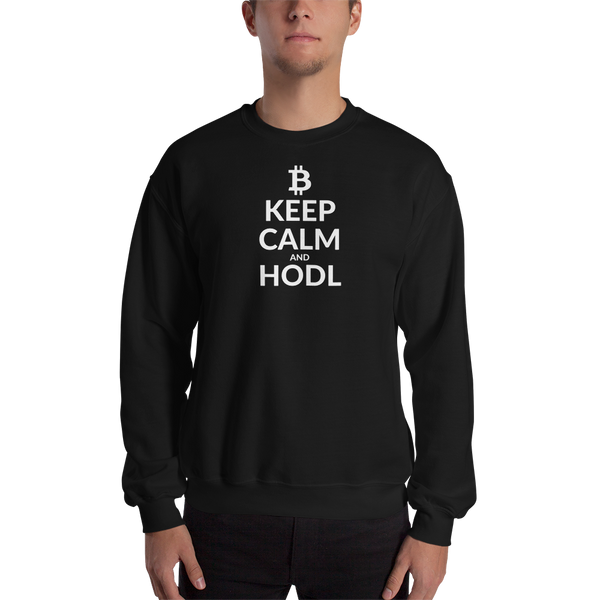 Keep calm (Bitcoin) - Men's Crewneck Sweatshirt