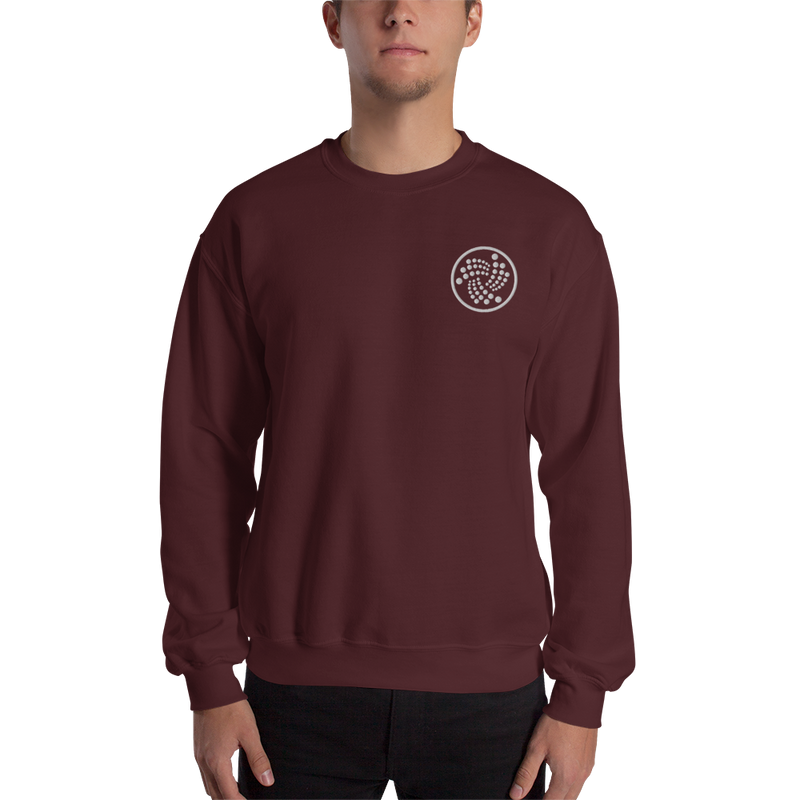 Iota logo – Men’s Embroidered Crewneck Sweatshirt
