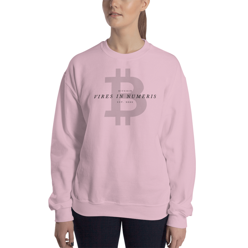 dgfbd Vires in numeris (Bitcoin) – Women’s Crewneck Sweatshirt