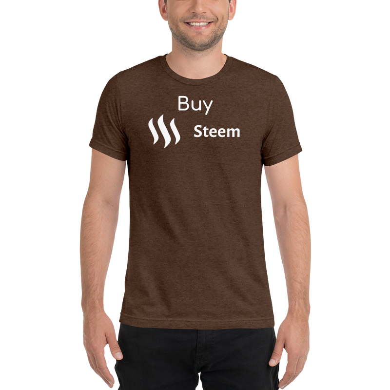 Buy Steem – Men’s Tri-Blend T-Shirt