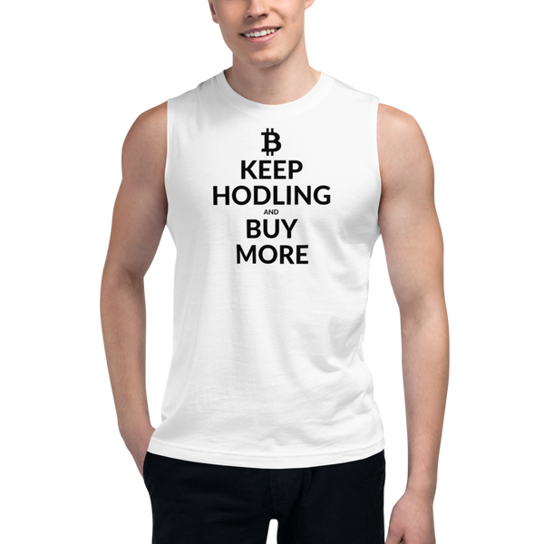 Keep hodling (Bitcoin) – Men’s Muscle Shirt