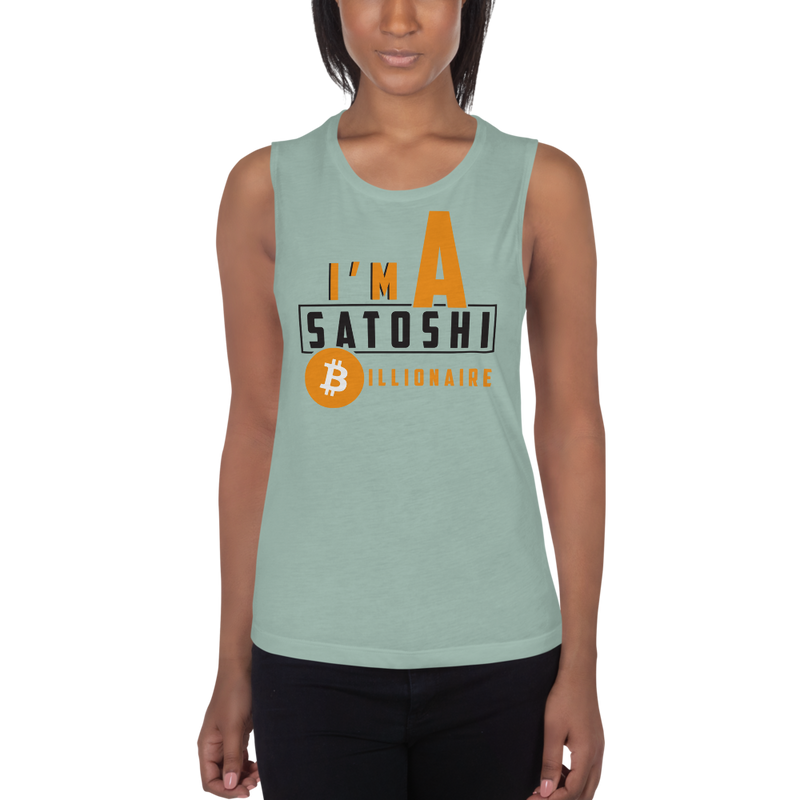I'm a satoshi billionaire (Bitcoin) – Women’s Sports Tank