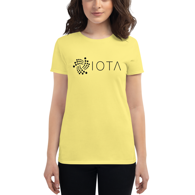 Iota script - Women's Short Sleeve T-Shirt