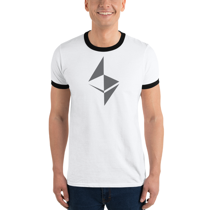 Ethereum surface design - Men's Ringer T-Shirt
