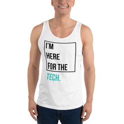 I'm here for the tech (Zilliqa) – Men’s Tank Top
