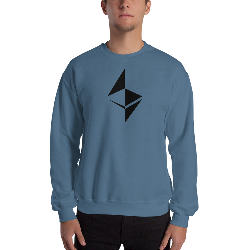 Ethereum surface design - Men’s Crewneck Sweatshirt
