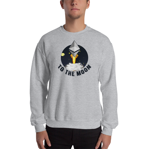 Ethereum to the moon - Men’s Crewneck Sweatshirt