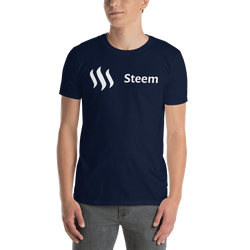 Steem white - Men's T-Shirt