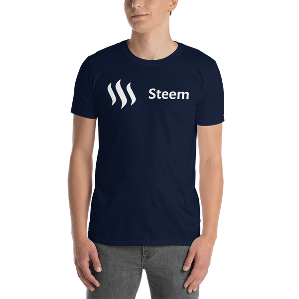 Steem white - Men's T-Shirt