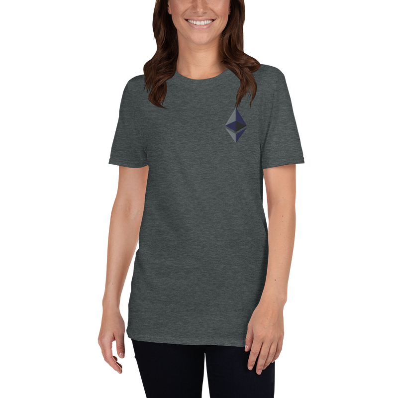 Ethereum logo - Women's Embroidered T-Shirt